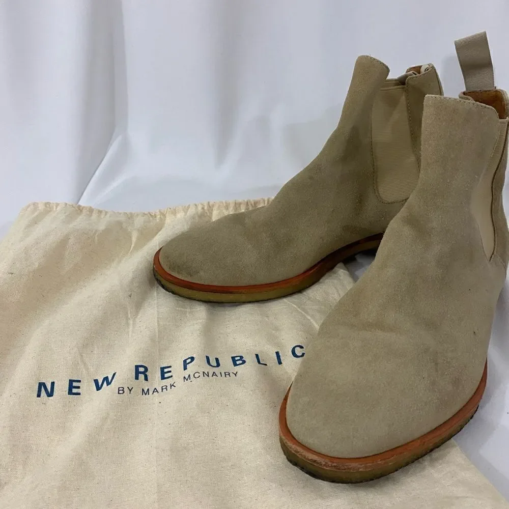 New Republic Suede Ankle Booties
